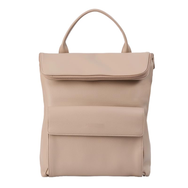 Women Office Laptop Backpack Vegan Leather Work Bag 13 Inch Business Travel Bag Large Capacity Waterproof Daypack