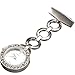 JYCCH Orologio da Taschino con Cinturino al Quarzo con Cinturino in Strass di Lusso con quadrante Rotondo da Infermiera (Colore : B) (A)