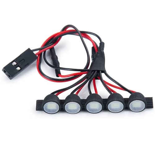 Luces Vehículo RC para SCX24 AXI00006 Lámpara Techo Redonda
