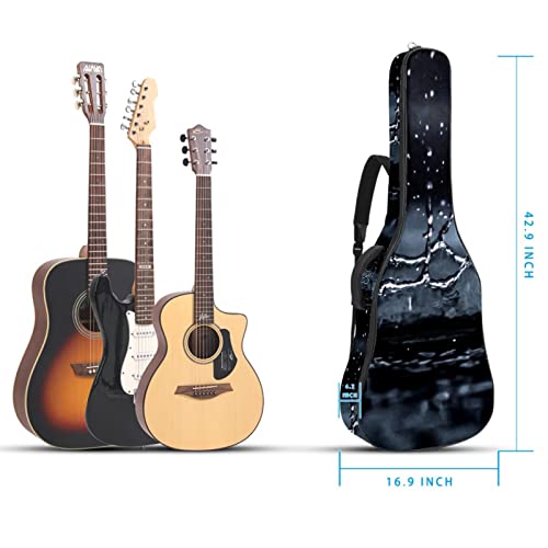 Hondank Housse de guitare abstraite en forme de goutte d’eau – Sac à dos de protection rembourré pour guitare acoustique… - Les Beatles, Paul McCartney, John Lennon, RIngo Starr, George Harrison Hondank Housse de guitare abstraite en forme de goutte d'eau - Sac à dos de protection rembourré pour guitare acoustique… – Image 6