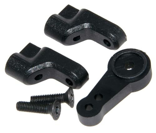 LJXSZ Servo Mount Compatible with JLB Racing Part Cheetah 1/10 Brushless Rc Car Upgrade EA1050 Plastic Accessory(Black)