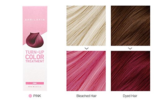 [April Skin] Turn-up Color Treatment 60ml / Self Hair Bleach (Pink)