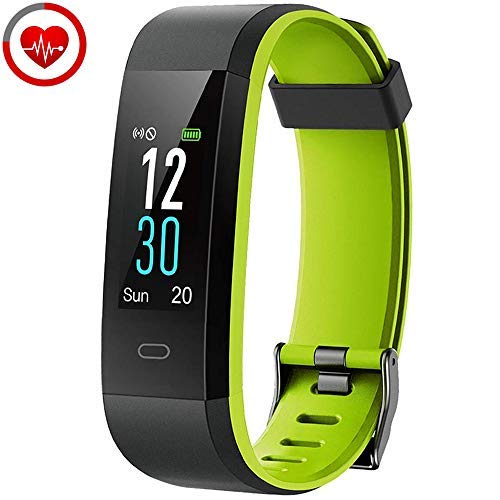 YAMAY Orologio Fitness Tracker Cardiofrequenzimetro da Polso Smartwatch Android iOS Uomo Donna Bambini Impermeabile IP68 Contapassi Calorie Sport Nuoto Corsa per iPhone Huawei Samsung Xiaomi Phone