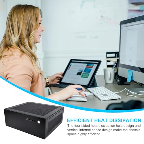 Computer PC Case para escritorios pequeños que elimina el desorden en casa 2