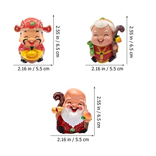 Aboofan 3Pcs Chinese Cake Decorations Traditional Chinese Birthday Cakes Toppers Chinese Elder Birthday Party Decoration Wish Elders Health And Longevity #TOP4