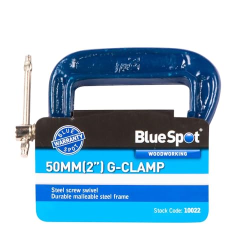 Blue Spot 10022 50mm (2) Fine Thread G-Clamp