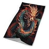 VTCTOASY Chinese Dragon Neck Gaiter Personalized Soft Windproof Face Covers Cozy Winter Neck Warmer Gator Scarfs Multipurpose Fashion Breathable Bandana Face Mask Scarf for Adult