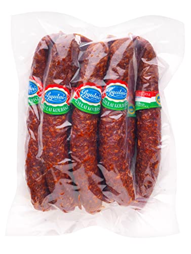 Miniatura 2 de Gyulaer Kolbasz 8 Unidades 1 Kg Original Hungría Salchicha Especialidad