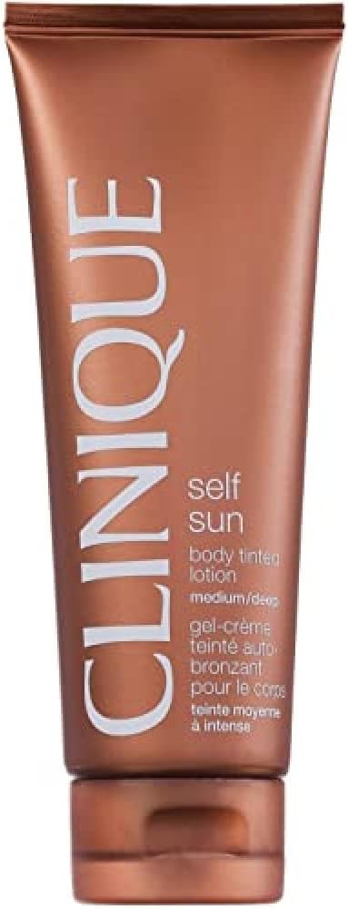 Clinique Self Sun Body Tinted Lotion for Women, Medium/Deep, 4.2 Ounce