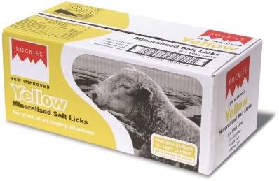 Rockies Yellow Mineral Salt Lick - 10 kg x 2