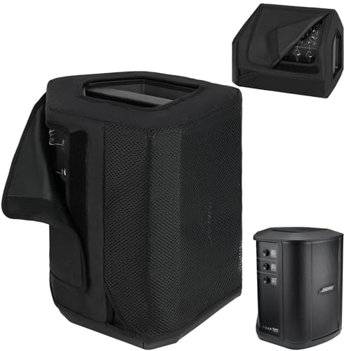 Speaker Cover Compatible with Bose S1 Pro Plus/S1 Pro Portable Bluetooth Speaker Dustproof Side Opening Mesh Protective Case Bag fits for Bose Speaker(Cover Only)