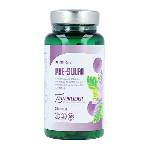 Naturlider - Pre-Sulfo, Complemento Alimenticio a Base de Plantas y Molibdeno - 90 Cápsulas