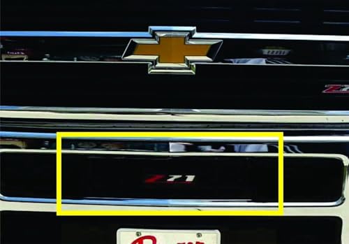 Mountains2Metal 400-40-2 Z-71 Edition Stainless Steel Powder Coated Black Bumper Grille Insert Compatible thumb #5