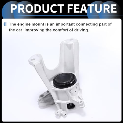 INFINAUTO Engine Motor Mount, ENGINE MOUNTING No.50820TBCA02 for Honda Civic 1.5L 2016-2019 Silver Tone, 1 Pc by INFINAUTO - Image 6