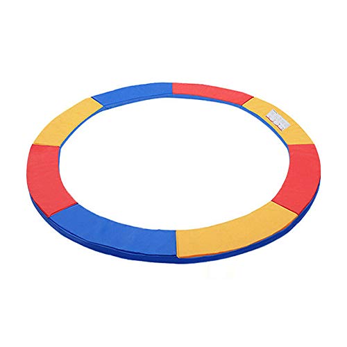 Herrselsam Cubierta de borde para cama elástica de 305 cm de diámetro resistente a los desgarros protección de los bordes alfombrilla de seguridad accesorios para trampolines de fitness multicolor Cover