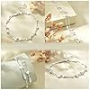 SENLINLU Four Leaf Clover Bracelet Sterling Silver Bracelet for Women 925 Sterling Adjustable Friendship Link Bracelet Layered Bracelets for Womens Girls #3