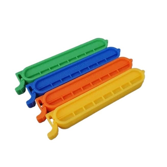 Reusable Bag Clamp Sealing Clips 5pcs Pack 40-100mm | Versatile 4-size bag clamps for secure sealing. Durable, reusable, and easy to use for home or clinic.(8cm)