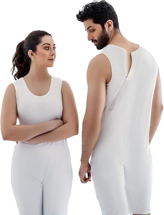 Comfort & Care Apparel Pflege Body, für Damen und Herren, kurz Bein und Reißverschluss im Rücken S M L XL XXL