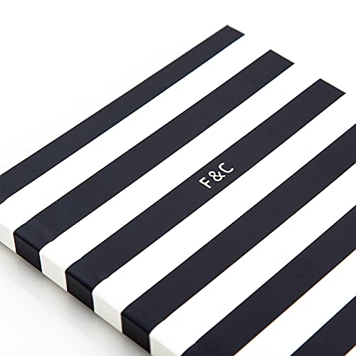 Carnet classique grand format A5 Fine & Candy avec couverture rigide papier