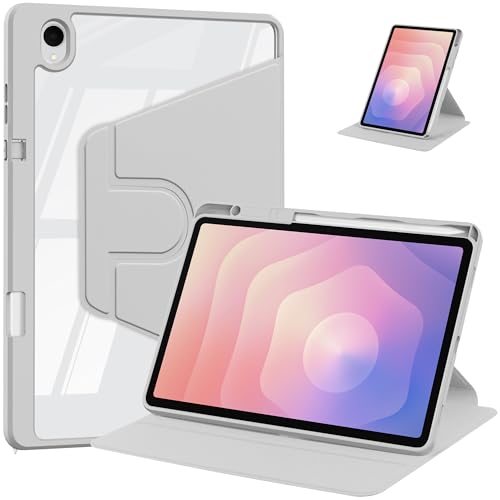 Étui rotatif haut de gamme pour Samsung Tab A7 coque transparente