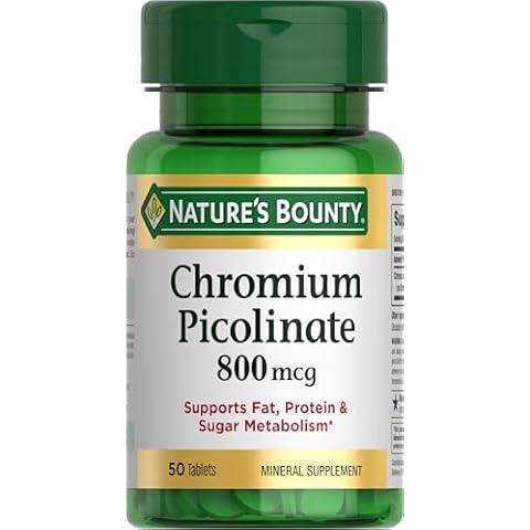 Nature's Bounty Chromium Picolinate Supplement Cover