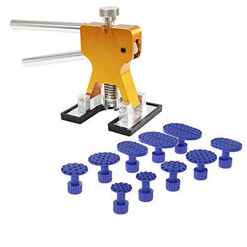 Weite Kit de ferramentas para extrator de amassados sem pintura – Levantador de amassados dourado co