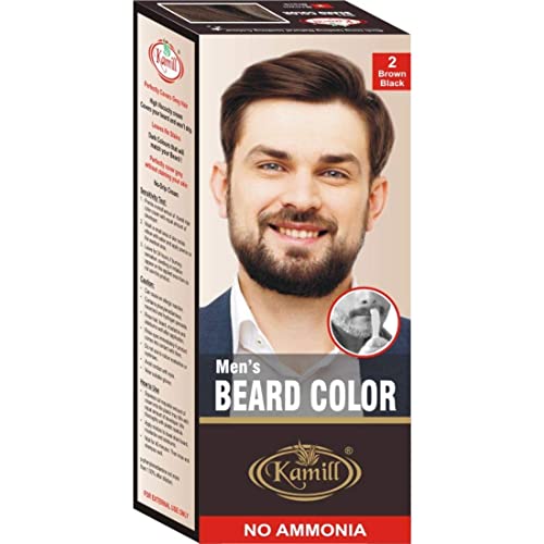 Kamill Brown Black Men Beard Color with No Ammonia, Shade No. 2 (100 gm)