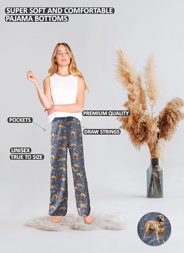 Yellow Lab Unisex Lightweight Cotton Blend Pajama Bottoms – Super Soft and Comfortable – Perfect for Yellow Lab Gifts (Medium)3