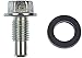 Dorman 090-089 Oil Drain Plug Pilot Point M12-1.50, Head Size 15Mm Compatible with Select Scion / Toyota Models, 5 Pack