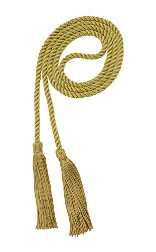 Image of Graduation Honor Cord - Roman Gold - Every School Color Available - Made in USA