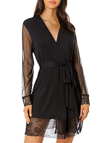 Eberjey Iona - The Love Me Robe Black Lg #TOP16