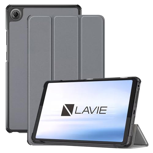 NEC LAVIE Tab T8 (T0855/KAS, TAB08/H05) �p �P�[�X 2025�N���� YAJOJO �p�x���� �O�܂�I�[�g�E�F�C�N/�X���[�v�@�\ �J�o�[ �X�^���h ���^ �y�� �C�菝�h�~ �S�ʕی�^ �X�^���h�@�\�t�� �n�[�h�J�o�[ 