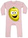 Hariz - Pagliaccetto per neonato Mango con frutti colorati, con bigliettini regalo in zucchero filato rosa, 3 – 6 mesi