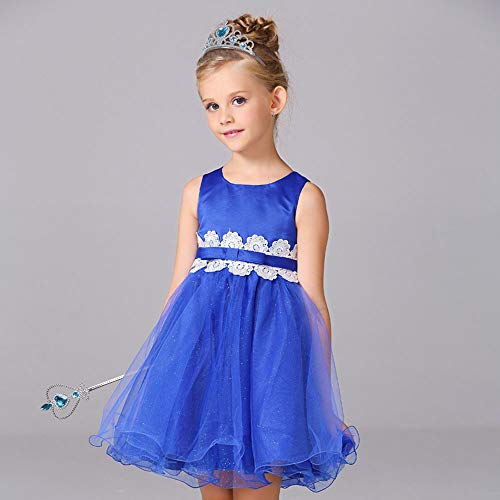 Vicloon ELSA Tiara,Eiskönigin Krone und Zauberstab ELSA Dress Up Zubehör Set für Party, Cosplay