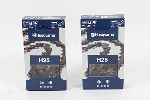 Husqvarna 2 Pack 591099072 18 .325 .058 72DL Chainsaw Chain Loop 501840472