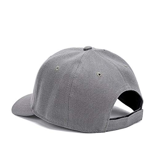 Croogo Solid Color Baseball Cap Short Bill Brim Cap Anti Sweat Sunscreen Trucker Cap Gray #TOP3