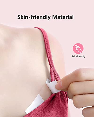 Image of Women Fashion tape Strong and Clear Tape Double Sided Tape One-off Body Clothing Bra Strip for Skin and Clothes Dress Sweatproof Transparent Clear 36 PCS