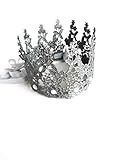 Glinda the Good Witch Lace Crown with Rhinestones, Glenda, Galinda, Queen, Adjustable 5' Tall, available in 4 sizes (20'-21')