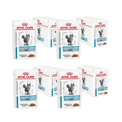 Veterinary Sensitivity Control | Nassfutter für Katzen | 4 x 12 x 85 g