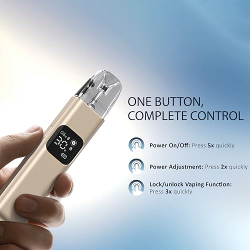 SMOK Arco Digi Pod System E Zigarette Kit 1300mAh Akku 5W30W Leistungsbereich 0.84 Zoll Display 3ml Nachfüll Pod Top Fill Type C Schnellladung Kompatibel Mit Arco Pod Cartridge Ohne Nikotin Schwarz