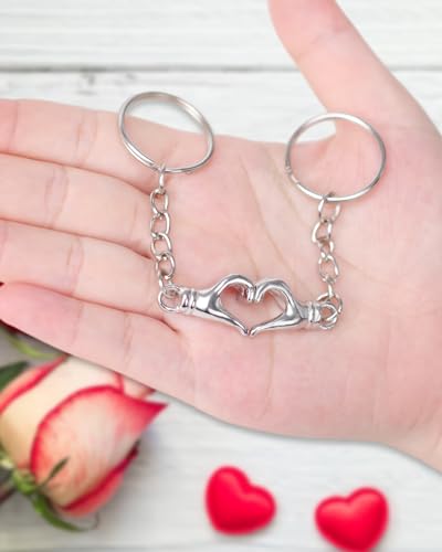 Couples Keyring, personalised Keyring Valentine's Day Gift Matching Couple Stuff for Boyfriend Girlfriend Husband Wife Best Friend Birthday Anniversary Wedding Gift Keychain - Image 5