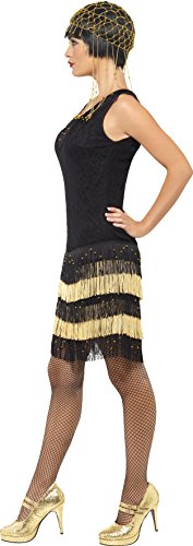 Smiffys Women 1920S Fringed Flapper Costume,Black,L - Us Size 14-16 #TOP2