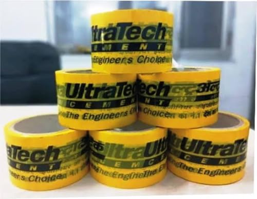 Image of 5 Roll, Per Pack Adhesive Tape Shuttering Tape -35 Meters in Length - 60mm /2.5inch Width, Bopp Tape Used in Slab for Construction of Buildings & Multi-Purpose Use