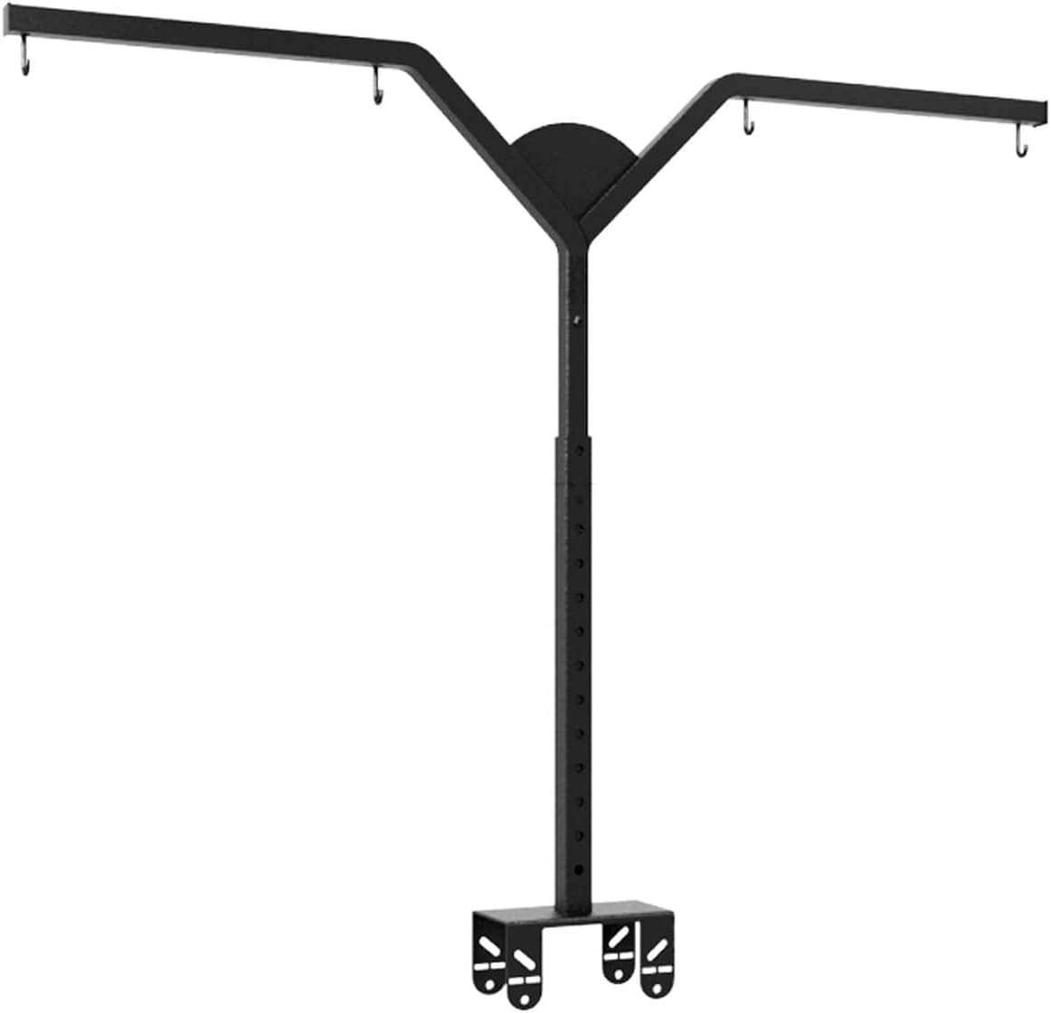 Belwyin Retail Aisle Marker Hanging Sign Holder Bracket for Retail Gondola Store Shelving, Adjustable Height 22" to 32", Solid Steel (Black) - 25 Pack