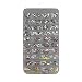 Berocia Boîte à Bijoux Porte Sac Rangement Bijoux Mural Voyage Femme Homme Transparent Porte Organisateur de Bijoux Portable Pliable pour Collier Boucles d'oreilles Bagues 80 Poches Double Face (Gris)