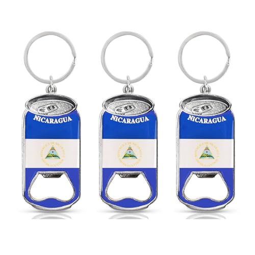 Beer Bottle Opener Keychain - Set of 3 (Nicaragua)