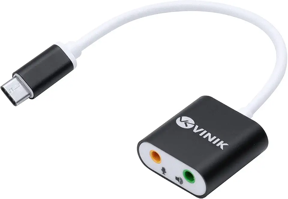 Vinik ADAPTADOR P2 DUAS VIAS PARA USB TIPO C FONE + MICROFONE- ADFMUSBTC