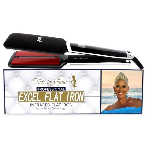Colours By Gina Excel Infrared Flat Iron - 80 for Unisex - 1 Pc Flat Iron