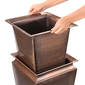 H Potter Tall Outdoor Patio Planter for Entryway Indoor Plants Decor H Potter Tall Outdoor Patio Planter for Entryway Indoor Plants Decor