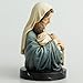 Grace4Joy Madonna and Child Statue, Hand Painted Catholic Gift for Women, Mother, and Grandmother, 7.8 Inches Mary and Jesus Bust Statue Religious Home Decor